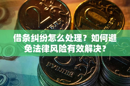 武汉借条纠纷怎么处理？如何避免法律风险有效解决？