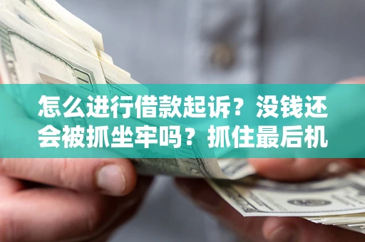 武汉怎么进行借款起诉？没钱还会被抓坐牢吗？抓住最后机会！