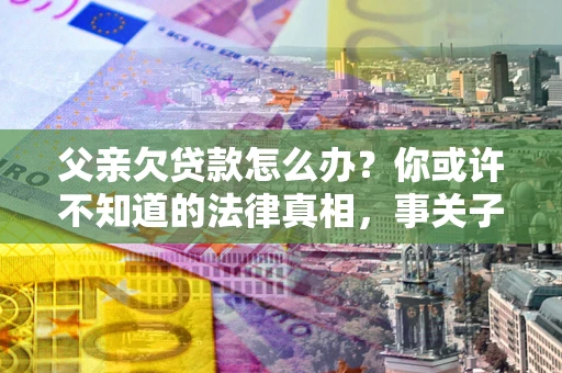 武汉父亲欠贷款怎么办？你或许不知道的法律真相，事关子女未来