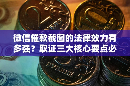 武汉微信催款截图的法律效力有多强？取证三大核心要点必须知道！