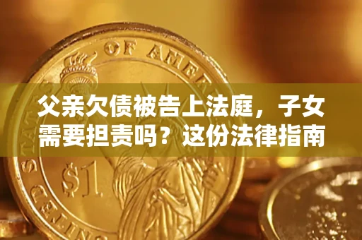 武汉父亲欠债被告上法庭，子女需要担责吗？这份法律指南必须看完
