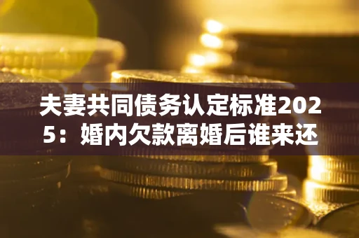武汉夫妻共同债务认定标准2025:婚内欠款离婚后谁来还? 武汉夫妻共同债务认定标准2025:婚内欠款离婚后谁来还?