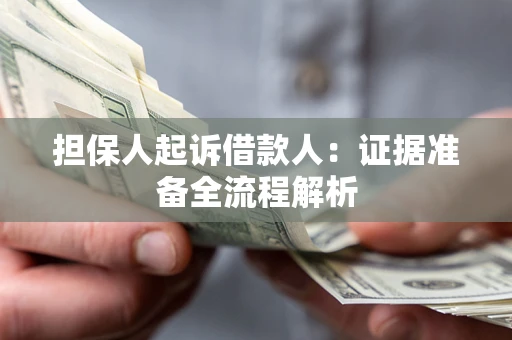 武汉担保人起诉借款人：证据准备全流程解析
