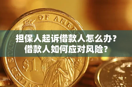 武汉担保人起诉借款人怎么办？借款人如何应对风险？