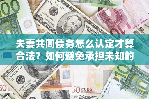 武汉夫妻共同债务怎么认定才算合法？如何避免承担未知的债务风险？