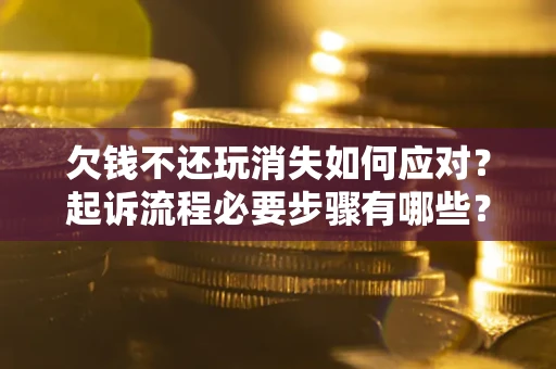 武汉欠钱不还玩消失如何应对？起诉流程必要步骤有哪些？